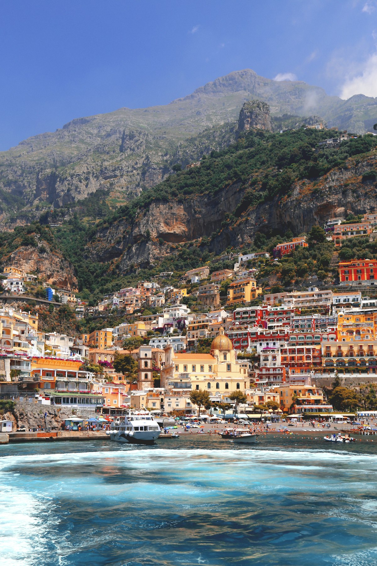 Colorful cliffside village on the Amalfi Coast